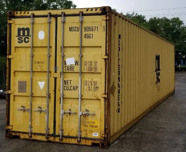 40 Ft Hc Used Shipping Containers High Cube Wind And Watertight Ipswich