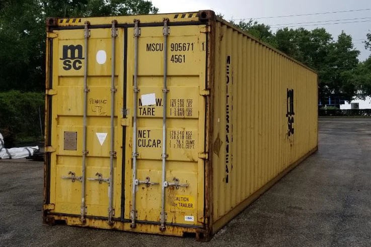 40 Ft Hc Used Shipping Containers High Cube Wind And Watertight Ipswich