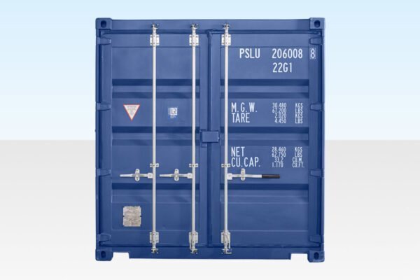 20Ft Shipping Container (One Trip) - Blue - Image 3